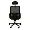 8033540636677-Fauteuil de bureau ARMONIA - accoudoirs réglables - appuie-tête réglable - noir-P_405121627_3-2