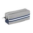 3135250993561-Trousse rectangulaire Trilines - 2 compartiments - gris - Viquel-P_405128734_1-0