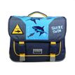 Cartable Vorax Requins 38 cm - 2 compartiments - bleu - Bagtrotter