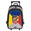 3666311010526-Sac à dos à roulettes Fise - 2 compartiments - bleu - Bagtrotter-P_405128938_1-0