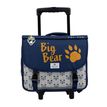 3663842007766-Cartable réversible à roulettes Bear 38 cm - 2 compartiments - ourson - Pol Fox-P_405129106_2-1