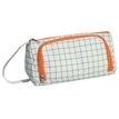  Trousse Walker Canvas grid - 1 compartiment - marine/orange