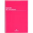 Agenda Boréal - 1 jour par page - 12,5 x 17,5 cm - rouge - Oberthur