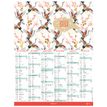 3664447149738-Calendrier Sakura - 6 mois par face - 21 x 27 cm - Oberthur-P_405132137_1-0