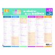3664447149653-Calendrier Mon Academie - 6 mois par face - Zone C - 33,5 x 43 cm - Oberthur-P_405132147_1-0