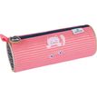 3664447148175-Trousse ronde Chaton - 1 compartiment - corail et marine - Oberthur-P_405132274_1-0
