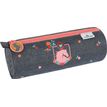 3664447148236-Trousse ronde Cheval - 1 compartiment - gris chine - Oberthur-P_405132296_1-0