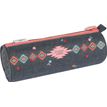 3664447148236-Trousse ronde Cheval - 1 compartiment - gris chine - Oberthur-P_405132296_2-1