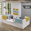3253310202887-Banque d'accueil Module intermédiaire PMR OLA - L100 x H72,5 x P115 cm - structure blanc -P_405132638_2-1
