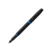 0404051330916-Parker IM Essential Vibrant Rings - Stylo plume noir/bleu - pointe fine-P_405133091_1-0