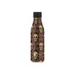 3614300081330-Les Artistes Paris - Gourde Bouteille isotherme 500 ml - rose et tête de mort - acier ino-P_405133549_1-0