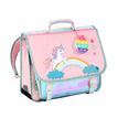 3135250995237-Cartable Licorne Arc-en-ciel 38 cm - 2 compartiments - avec porte-clés pop-it - Viquel-P_405134670_1-0