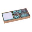 8410782184263-Apli Fluor Collection - Set de fournitures de bureau (punaises, trombones, pinces pliantes et-P_405137211_1-0
