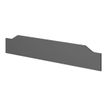 Voile de fond pour bureau 160 cm CONNEXION - L130  - Anthracite