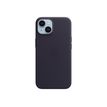 0194253345305-Apple - coque de protection en cuir avec MagSafe pour iPhone 14 - encre violette-P_405140216_1-0