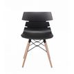 0404051443487-Lot de 4 chaises TESS - pieds bois et acier noir - noir-P_405144348_1-0