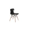 0404051443487-Lot de 4 chaises TESS - pieds bois et acier noir - noir-P_405144348_2-1