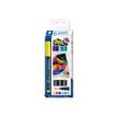 STAEDTLER Lumocolor 317 - Pack de 6 marqueurs permanents - Pointe moyenne - Couleurs assorties