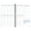 3660942082693-Agenda spiralé Kaa All in One - 1 semaine sur 2 pages - 15 x 21 cm - vert - avec carnet d-P_405147050_3-2