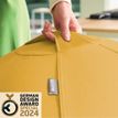 4002432129522-Leitz Ergo Cosy Active - Ballon d'assise ergonomique - améliore la posture - diamètre 65 cm - jaune --1