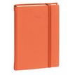 Agenda à élastique Silk Ministre Prestige - 1 semaine sur 2 pages - 16 x 24 cm - orange - Quo Vadis