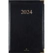Agenda Kiev - 1 semaine sur 2 pages - 22 x 30 cm - noir - Oberthur