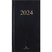 Agenda de poche Kiev - 1 semaine sur 2 pages - 9,5 x 17 cm - noir - Oberthur