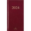 Agenda de poche Kiev - 1 semaine sur 2 pages - 9,5 x 17 cm - bordeaux - Oberthur