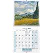 3592930027181-Calendrier illustré BOUCHUT 30 x 30 cm PEINTRE Pefc 70 %--1