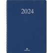 Agenda Galway - 1 semaine sur 2 pages - 22 x 30 cm - bleu marine - Oberthur