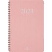 Agenda Galway - 1 semaine sur 2 pages - 19 x 24,5 cm - rose - Oberthur