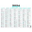 3664447154732-Calendrier Fluo - 7 mois par face - 21 x 26,5 cm - bleu - Oberthur-P_405149391_2-1