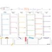 Bullet Calendrier - 6 mois par face - 32 x 42 cm - Oberthur