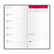 3147280267451-Agenda à élastique Office - 1 semaine sur 2 pages - 9 x 17 cm - gris/rouge - Oxford-P_405149743_2-1