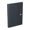 Agenda à élastique Office - 1 semaine sur 2 pages - 16 x 24 cm - gris/rouge - Oxford