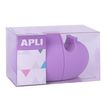 8410782188483-Apli Nordik - Distributeur de ruban adhésif 19 mm x 33 m - mauve-P_405152617_1-0
