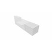 3617350000627-Module d'accueil bas GUEST - extrémité gauche - L100 x H74 cm - corps blanc plateau blanc (habil-P_405153253_2-1