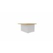 3617350000191-Module d'accueil PMR GUEST - extrémité gauche - L125 x H74 cm - corps blanc plateau chêne clair (habil-P_405153296_1-0