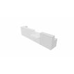 3617350000122-Module d'accueil haut GUEST - extrémité gauche - L120 x H113 cm - corps blanc plateau blanc avec échancrures (habil-P_405153303_1-0