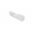 3617350000061-Module d'accueil haut GUEST - intermédiaire - L160 x H113 cm - corps blanc plateau blanc avec échancrures (habil-P_405153309_2-1