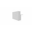 3617350000023-Module d'accueil haut GUEST - extrémité droite - L160 x H113 cm - corps blanc plateau blanc avec échancrures (habil-P_405153313_1-0