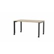 3617350002690-Table de réunion mobile ARIAL - L180 x P80 cm - plateau imitation chêne brunswick - pied-P_405153424_1-0