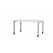 3617350001921-Table de réunion mobile ARIAL - L120 x P80 cm - plateau blanc - pieds gris-P_405153429_1-0