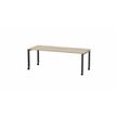3617350002607-Table de réunion mobile ARIAL - L200 x P80 cm - plateau imitation chêne brunswick - pied-P_405153540_1-0