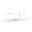 Bureau CONECT - L160 x P80 cm - plateau blanc - pieds blancs