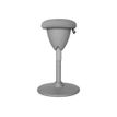 Tabouret CULBUTO - tissu - gris