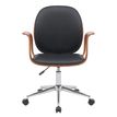 3397703247557-Chaise ARTEMIS - Bois multiplis imitation noyer et polyuréthane noir-P_405154171_2-1