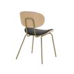 3397704837283-Chaise Visiteur THESEE - 4 pieds - bois multiplis imitation chêne clair et polyuréthane -P_405154173_4-3