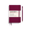 Leuchtturm1917 - Carnet de notes rigide B6+ - ligné - bordeaux