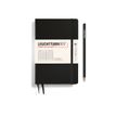 Leuchtturm1917 - Carnet de notes rigide B6+ - ligné - noir